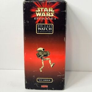 Star Wars Episode 1 Die Cast Watch Set of 4 With Certificate of Authenticity